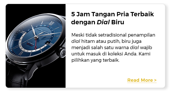 5 Jam Tangan Pria Terbaik dengan Dial Biru