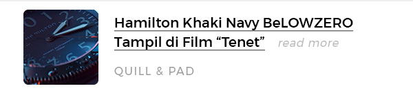 Hamilton Khaki Navy BeLOWZERO Tampil di Film 